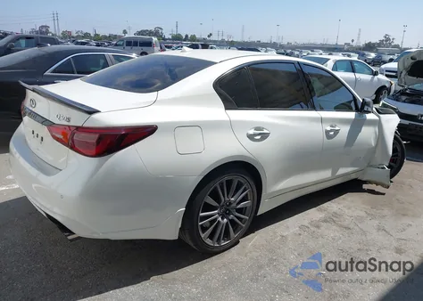 2021 Infiniti Q50 Red Sport 400 из США, поврежденный, VIN JN1FV7DP8MM850620